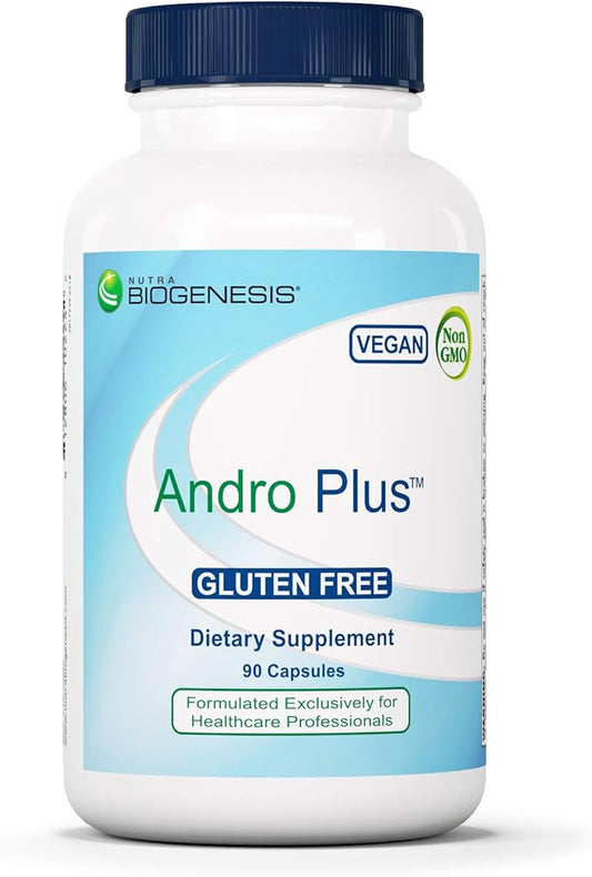 Nutra Biogenesis Andro Plus - Tribulus Terrestris Extract for Men, Maca Root Supplement for Men's Vitality with Muira Puama, Health and Wellness Support - 90 Vegetarian Capsules