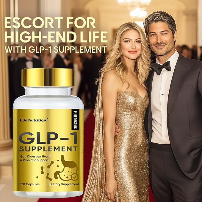 (120 Capsules) GLP-1 Supplement Support, GLP Activate Natural Formula, GLP-1 Supplement for Metabolic, Energy, GLP-1 Support, Take Before Meal
