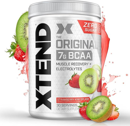 Original BCAA Powder 7g BCAA and 2.5g L-Glutamine, Sugar Free Post Workout Muscle Recovery Drink with Amino Acids for Men & Women, 30 Servings