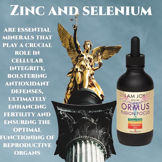 Ormus Monoatomic Gold, L-Theanine, Selenium, Zinc for Pineal Gland Detox, Lucid Dreaming, Kundalini Support, Neurological Strength Fusion Focus 4oz