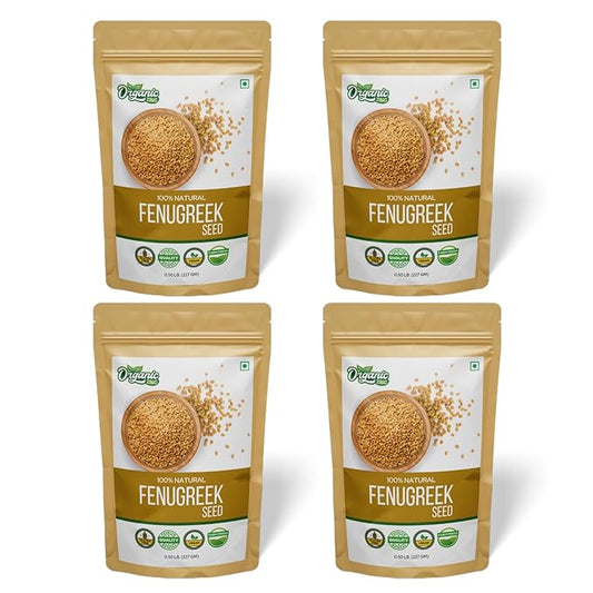 ORGANIC ZING Fenugreek Seed (227 Gm) Pack Of 4