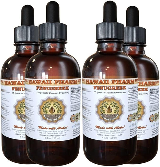 Fenugreek (Trigonella foenum-graecum) Liquid Extract 4x4 oz