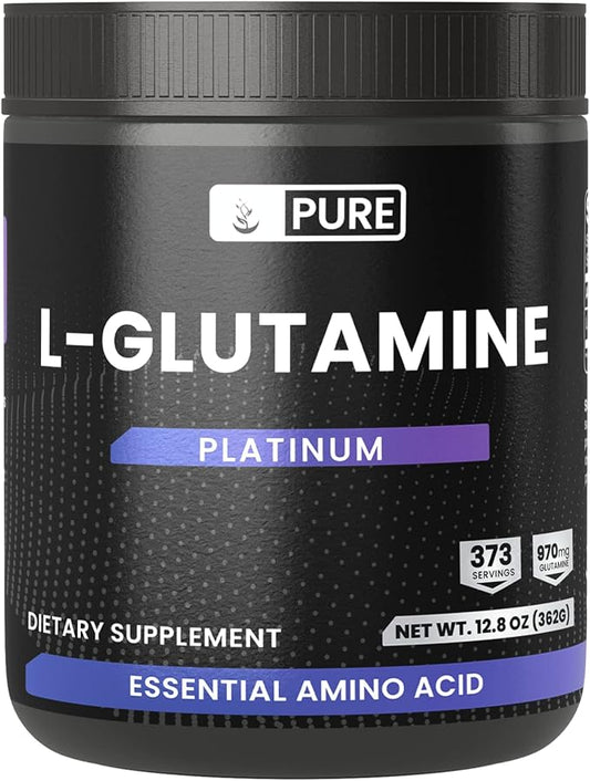 Pure Original Ingredients L-Glutamine Powder, (12 oz), Natural Amino Acid, Flavorless, Always Pure