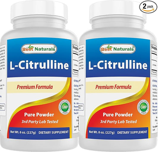 Best Naturals L-Citrulline Powder 8 OZ (8 OZ (Pack of 2))