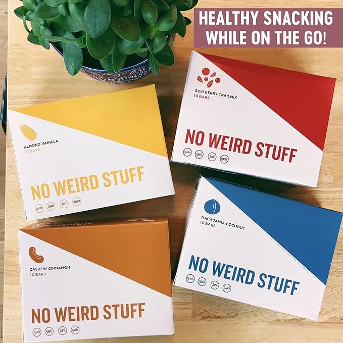 Mammoth Bar Variety Pack – 10 Organic Protein Bars – Prebiotic • Paleo • Gluten Free • Egg Protein • GMO Free • Raw • Premium Nuts