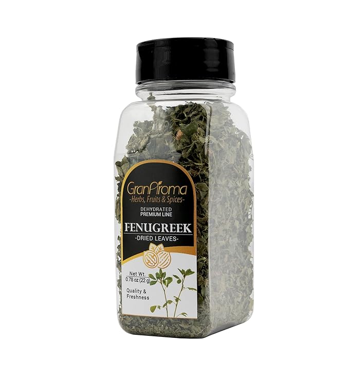 GranAroma Fenugreek Leaves, Aromatic and Nutty Flavor, Perfect for Curries, Stews, and Indian Cuisine (0.78 Ounce)