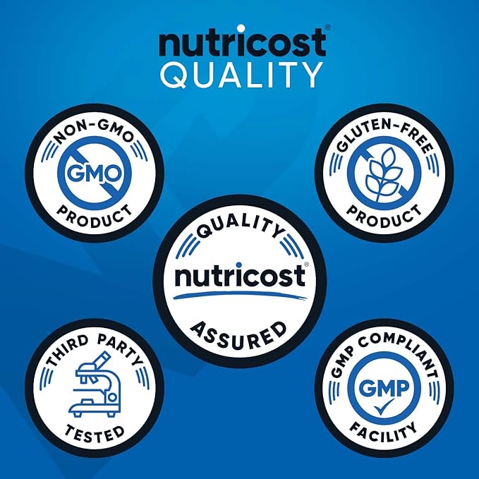 Nutricost HMB (1500mg) and Vitamin D3 (6000 IU) Supplement - 240 Capsules, 80 Servings - Gluten Free and Non-GMO