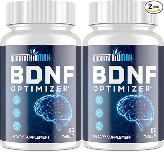 Nootropic Brain Supplement for Memory and Focus – BDNF Optimizer – Cognitive, Mental Clarity & Mood – High Absorption – Organic Lion's Mane, Ginkgo Biloba & L-Theanine – 60 Tablets (2 Bottle)