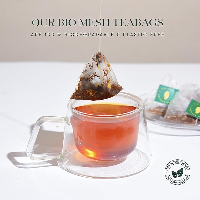 Luxmi Estates - Astounding Ashwagandha - Organic Ashwagandha Tea - Loose Leaf - 100g (50 Cups) | With Ashwagandha, Turmeric, Ginger, Lemongrass & More | Perfect Stress Relief Tea