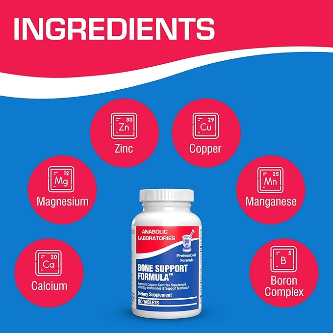 Clinical Calcium Complex Bone Supplement - Restorative Calcium Magnesium Zinc D3 Supplement for Bone Health Strength & Density Support with Antioxidant Bioflavonoids - High Absorption - 30 Servings