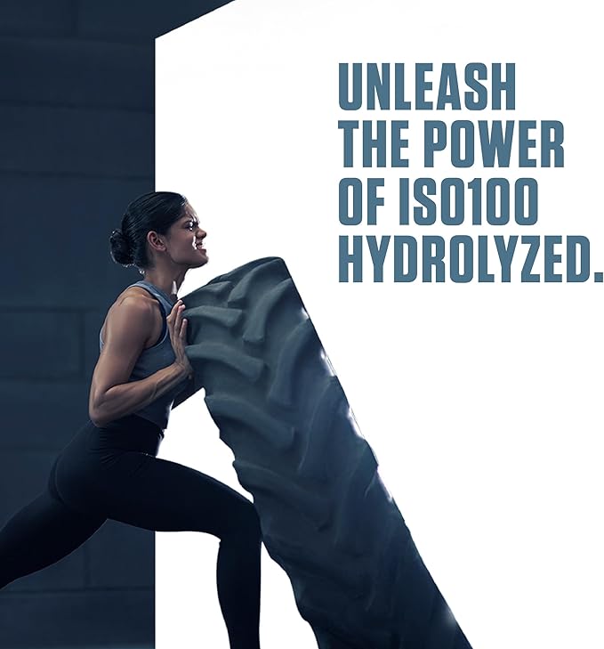 Dymatize ISO100 Whey Protein Powder Isolate, Fudge Brownie, 25g of Protein, 5 Pound, 5.5g BCAAs, Less Than 120 Cal., Gluten Free, 1g Fat, 1g Sugar, 2g Carb