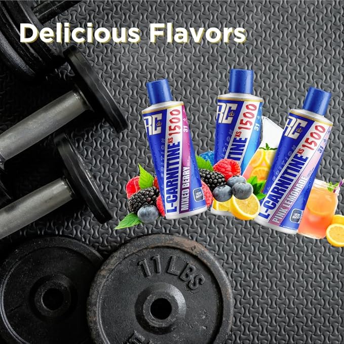 Ronnie Coleman Signature Series L-Carnitine XS 3000 Liquid, Amino Acids Metabolism and Lean Muscle Strength Support, Stimulant Free, Sugar Free, Zero Carbs, Pink Lemonade, 16 Oz