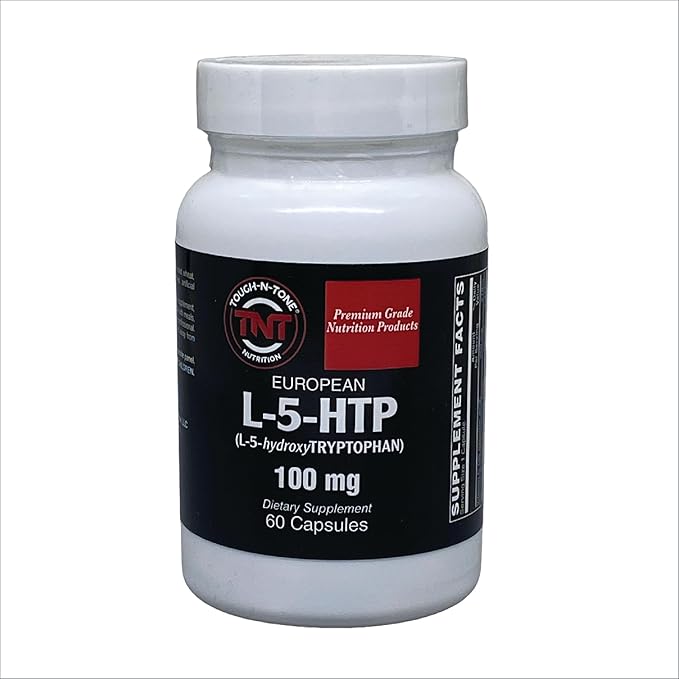 Premium Grade L-5-HTP, 5-Hydroxytryptophan with Added Vitamin C and B6