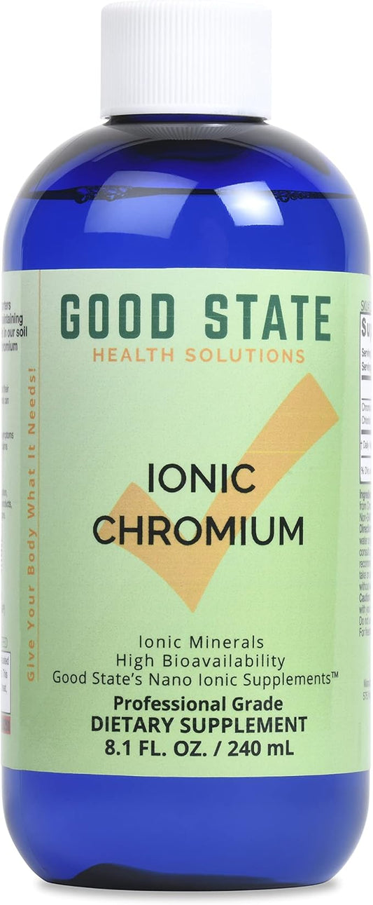 Good State Liquid Ionic Chromium (96 servings at 600 mcg - 8 fl oz)