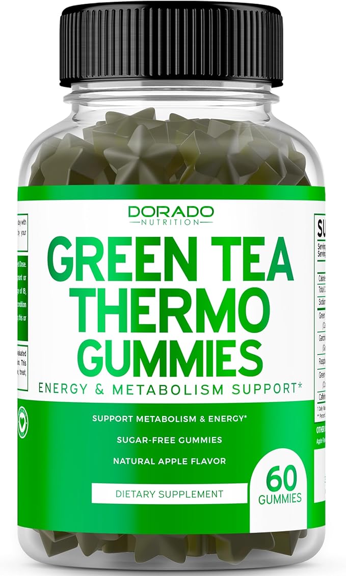 Mushroom 10 in 1 Blend (120 Gummies) Focus & Brain Mushroom Supplement and Green Tea Fat Burner Weight Loss (60 Count) Appetite Suppressant Weight Loss Supplement for Men & Women - Vegan & Made in USA