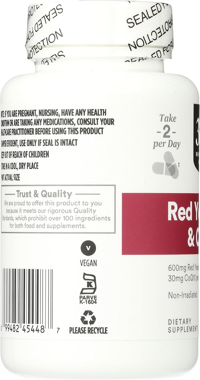 Whole Foods Market, Red Yeast Rice with CoQ10, 90 CT