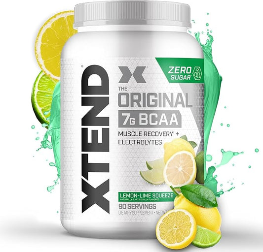 Original BCAA Powder 7g BCAA and 2.5g L-Glutamine, Sugar Free Post Workout Muscle Recovery Drink with Amino Acids for Men & Women, 90 Servings