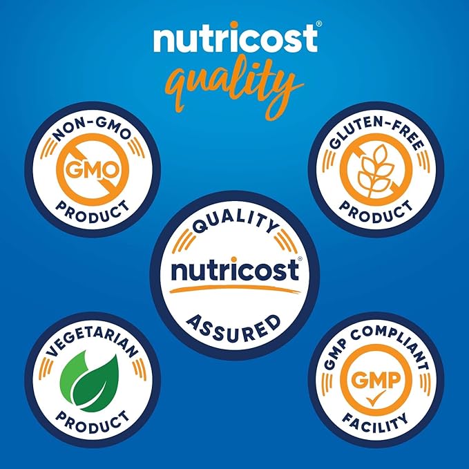 Nutricost L-Glutamine Powder (500 Grams) (Blue Raspberry)