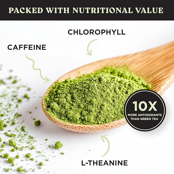 Harmony Matcha Yuzu – Premium Japanese Matcha Powder, Shade-Grown & Stone-Ground, Rich in Antioxidants & L-Theanine, Sweetened with Organic Sugar, No Preservatives, 10 Stick Packs