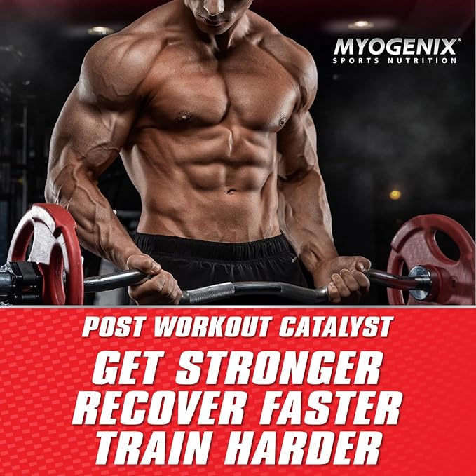MYOGENIX Aftershock Post Workout, Muscle Growth Whey Protein Powder | Wildberry Blast 3 LBS