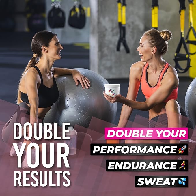 Workout Enhancer Sweat Gel – Thermogenic Sweat Cream for Increased Circulation & Intense Perspiration | Pre-Workout Booster for Gym, Running & Cardio