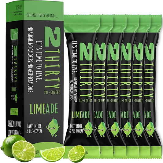 2THIRTY Electrolyte Powder – Sugar-Free Hydration, Recovery & Precovery Drink Mix with Vitamin B12, Aminos, Adaptogens & Himalayan Salt – Keto, Vegan, Zero Cal – Instant Energy, Focus & Rebalance