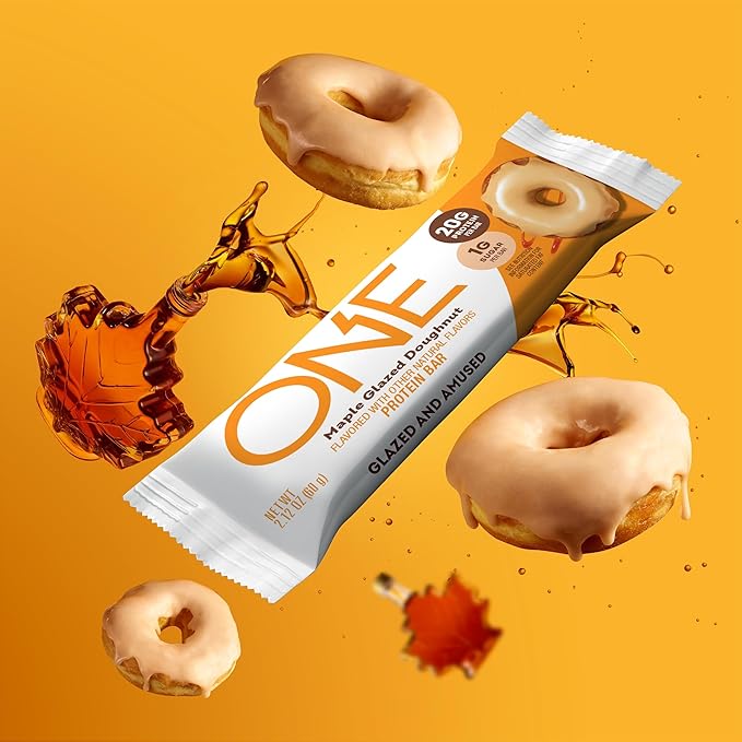 ONE Protein Bars, Sampler Variety Pack, Gluten Free with 20g Protein and 1g Sugar, Pantry Staples, 2.12 oz (8 Count)
