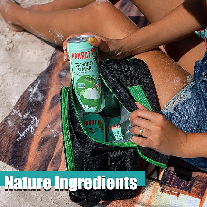 Parrot Brand Coconut Water with Pulp 16.6 fl. oz.(Pack of 12)