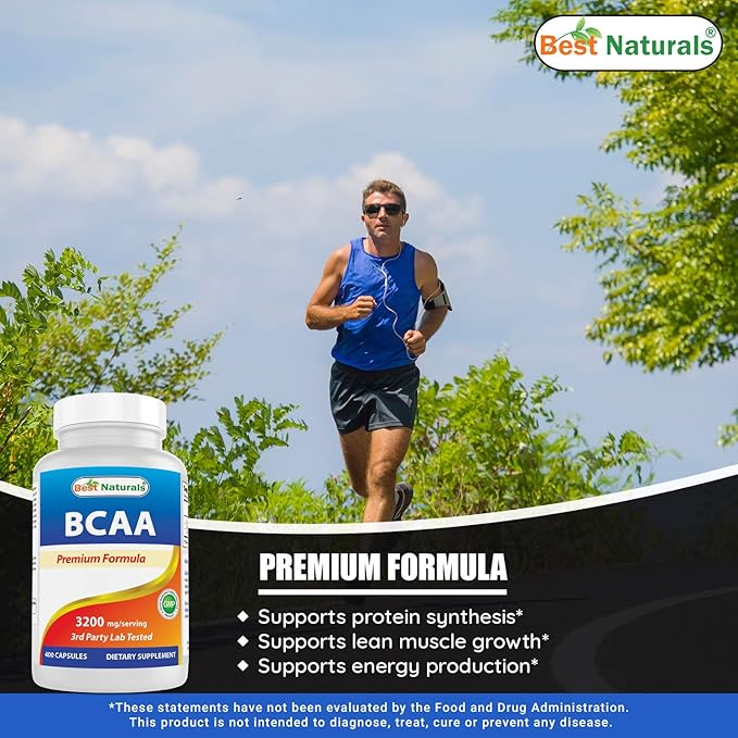 Best Naturals BCAA 3200 mg & Magnesium Glycinate 425 mg