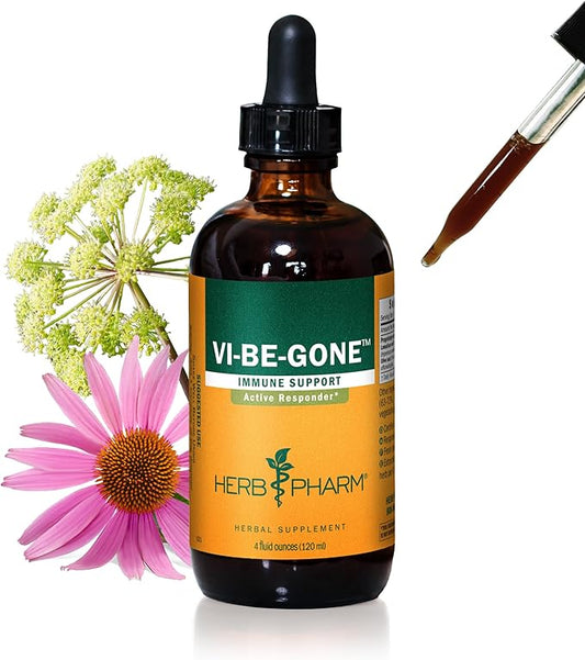 Herb Pharm Virattack Liquid Herbal Formula with Lomatium for Active Immune System Support - 4 Ounce