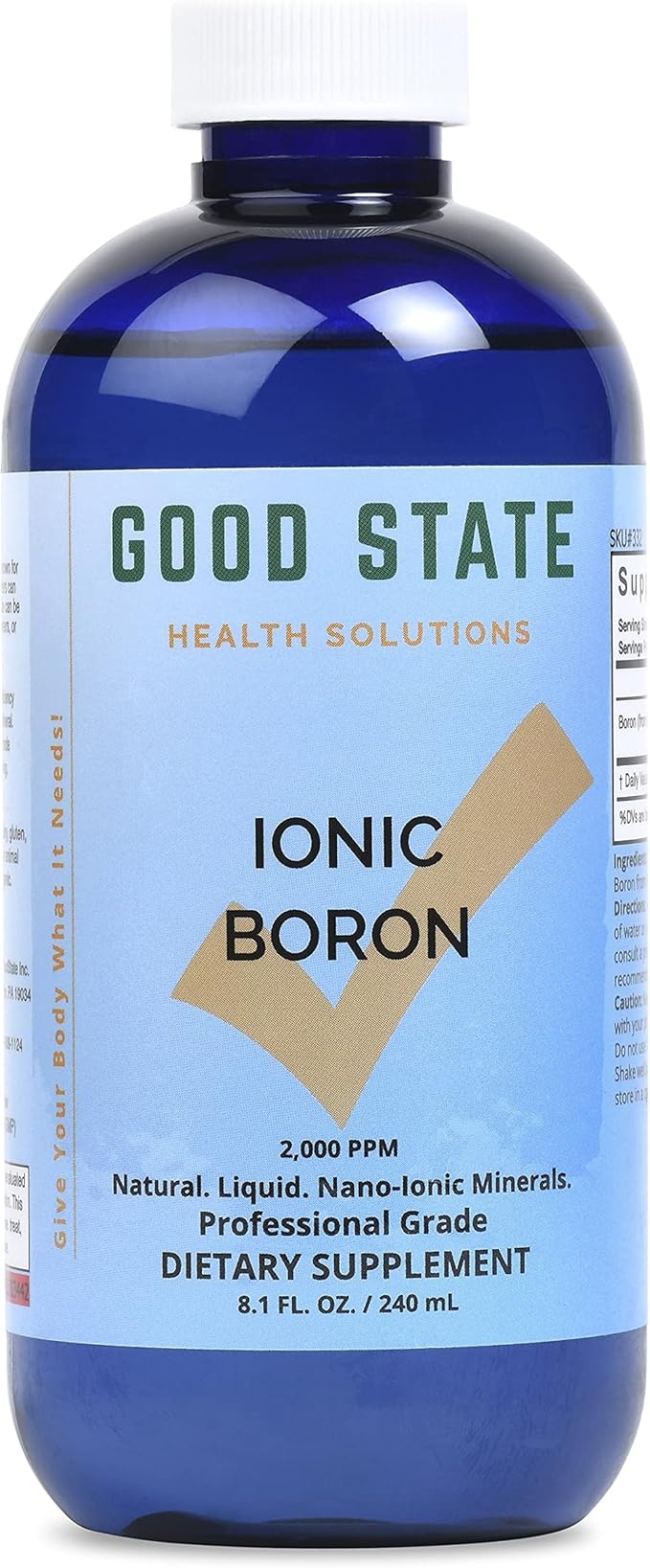 Good State - Natural Ionic Liquid Boron - 8 Fl Oz