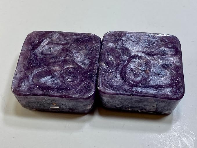 2 Grey Lavender Mini Cube Tower Busters Crystal Orgone Generator Energy Accumulator 528Hz/7.83Hz/Advance Harmonics Many Beautiful Ingredients and Colors!! (Grey Lavender)