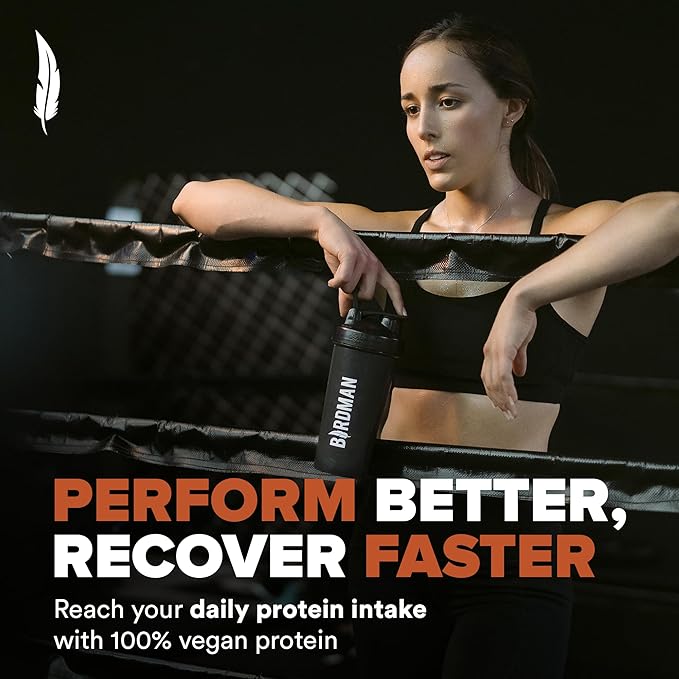 Falcon Performance Vegan Protein Powder, 31g Protein, 5g Creatine, 5g BCAA, Probiotics, Electrolytes, Pre Workout, Low Carb, Sugar Free & Dairy Free, Plant Based Chocolate Protein -19 servings