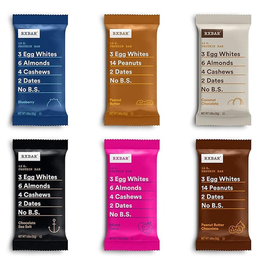 RXBAR Protein Bars, Protein Snack, Snack Bars, Variety Pack (12 Bars)