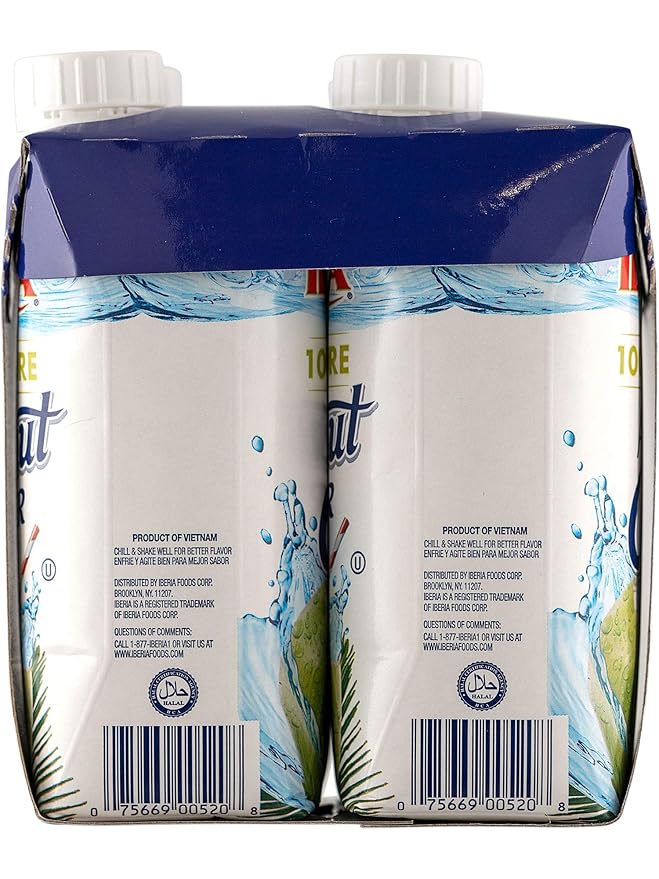Iberia 100% Natural Coconut Water 11.1 Oz (Pack Of 4)