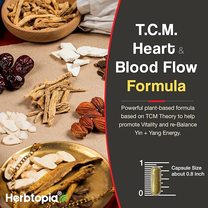 Eternal Health Blood Pressure Support Supplement – Heart Health & Blood Circulation Formula with CoQ10, K2 MK7, Black Garlic, Hawthorn, Olive Leaf & Dan Shen – 60 Capsules