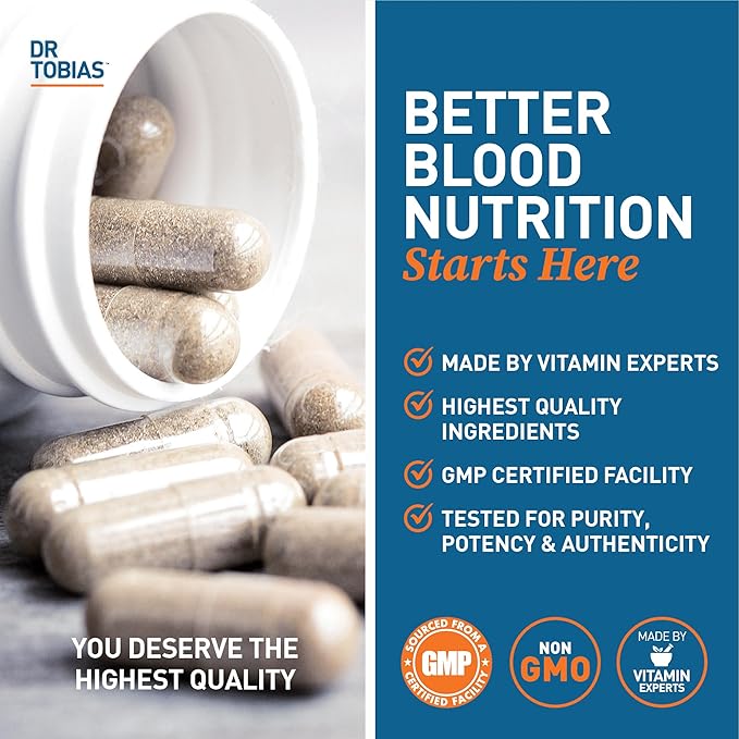 Dr. Tobias Colon 14 Day Cleanse and Blood Pressure Support with Fiber, Herbs & Probiotics, Hawthorn, Hibiscus Flower, Supports Gut and Circulatory Health