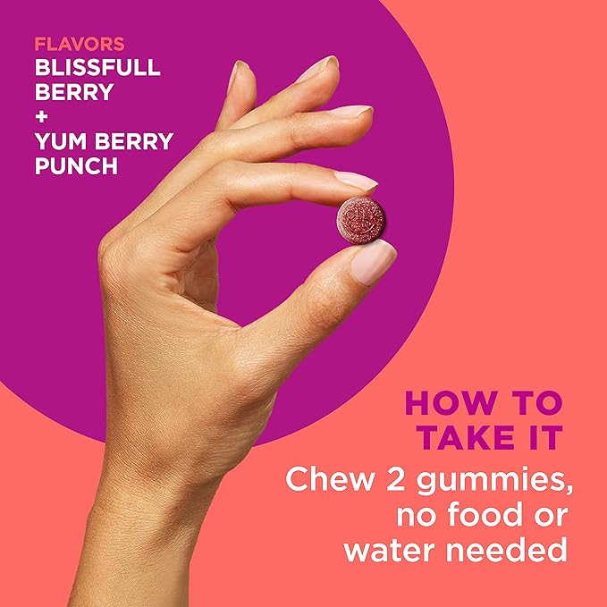OLLY Gift, Family 2 Pack: Women's Multivitamin Gummy (90 Count), Kids Multivitamin + Probiotic Gummy (70 Count), Vitamins A, D, C, E, B, Chewable Supplement, Blissful Berry, Yum Berry Punch, 160 Count