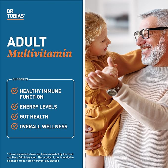 Dr. Tobias Omega 3 Fish Oil and Adult Multivitamin Includes Probiotics and Plant-Based Enzymes Promoting Overall Health - Made with Wholefoods