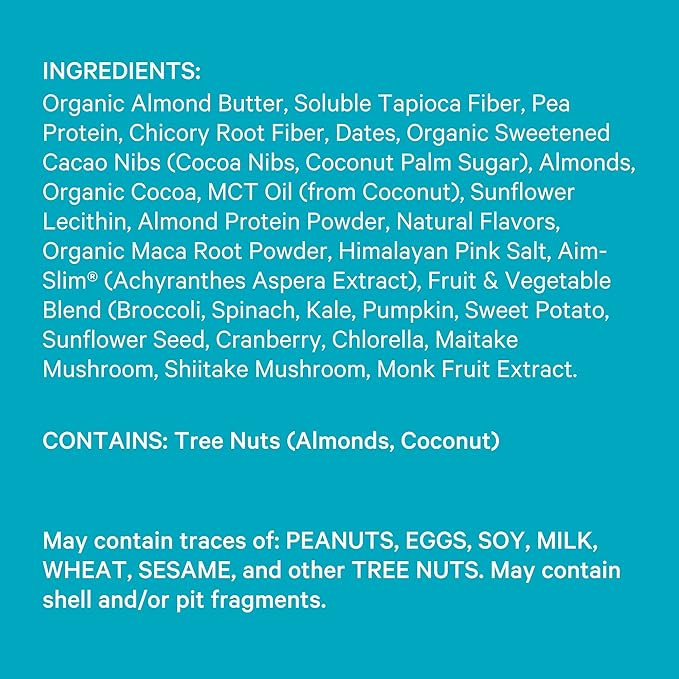 Meal Replacement Bar by LyfeFuel - Vegan Protein Bar Packed with Organic Superfoods, Fiber & 21 Essential Nutrients from 100% Plant Based Whole Foods (Fudgy Brownie - Box of 10) Gluten Free, Paleo