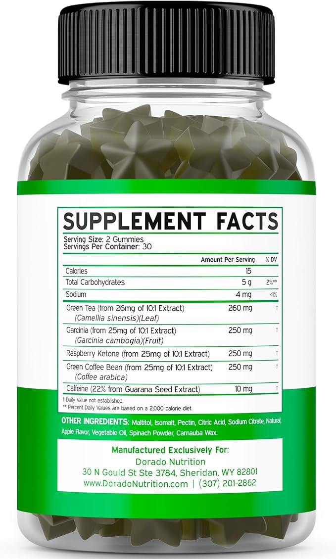 Mushroom 10 in 1 Blend (120 Gummies) Focus & Brain Mushroom Supplement and Green Tea Fat Burner Weight Loss (60 Count) Appetite Suppressant Weight Loss Supplement for Men & Women - Vegan & Made in USA