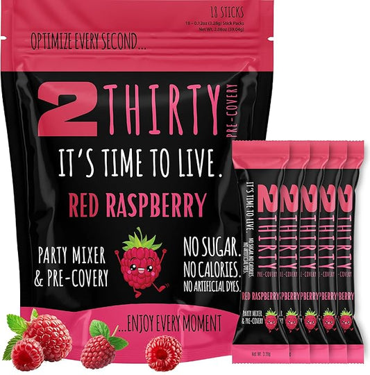 2THIRTY Electrolyte Powder – Sugar-Free Hydration, Recovery & Precovery Drink Mix with Vitamin B12, Aminos, Adaptogens & Himalayan Salt – Keto, Vegan, Zero Cal – Instant Energy, Focus & Rebalance