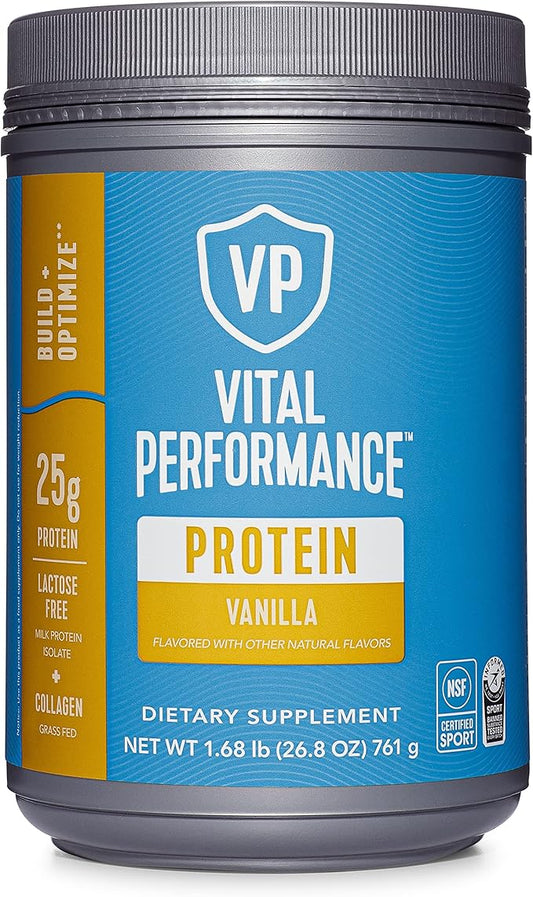 Vital Proteins Collagen Peptides Powder - Vanilla, Protein Powder Blend, Lactose-Free, Made Without Gluten, 1.68lb