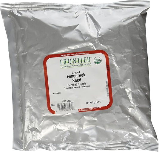 Frontier Natural Products 2693 Fenugreek seed powder, organic 16oz